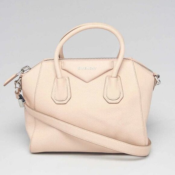 Givenchy Light Pink Sugar Goatskin Leather Small Antigona Bag - Picture 1 of 12